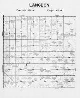 Langdon Township, Cavalier County 1954